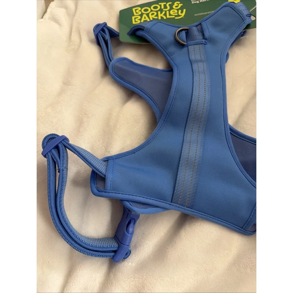 Boots & Barkley Reflective Adjustable Comfort Dog Harness - XL - Blue